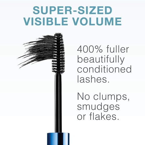  Neutrogena Healthy Volume Lash-Plumping Waterproof Mascara, Volumizing and Conditioning Mascara with Olive Oil to Build Fuller Lashes, Clump-, Smudge- and Flake-Free, Black/Brown 0