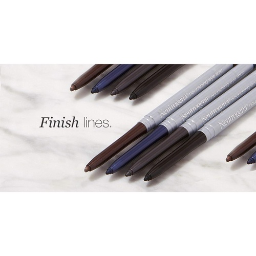  Neutrogena Nourishing Eyeliner Pencil, Built-in Sharpener for Precise Application and Smudger for Soft Smokey Look, Luminous, Nonfading and Nonsmudging Cosmic Black 10,.01 oz
