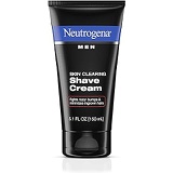 Neutrogena Men Skin Clearing Shave Cream, Oil-Free Shaving Cream to Help Prevent Razor Bumps & Ingrown Hairs, 5.1 fl. oz (Pack of 3)