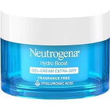 Neutrogena Hydro Boost Hyaluronic Acid Hydrating Gel-Cream Face Moisturizer to Hydrate & Smooth Extra-Dry Skin, Oil-Free, Fragrance-Free, Non-Comedogenic & Dye-Free Face Lotion, 1.