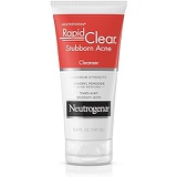 Neutrogena Rapid Clear Stubborn Acne Face Wash with 10% Benzoyl Peroxide Acne Treatment Medicine, Daily Facial Cleanser to Reduce Size and Redness of Acne, Benzoyl Peroxide Acne Fa