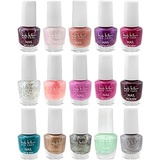 Nicole Miller New York Nicole Miller Mini Nail Polish Set / Floral Collection /15 Metallic and Trendy Colors