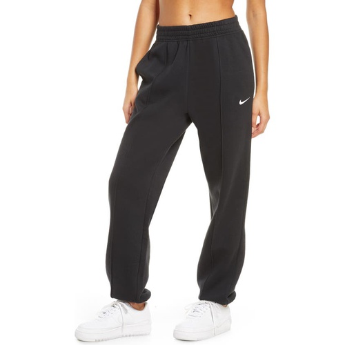 나이키 Nike Sportswear Essential Fleece Pants_BLACK/ WHITE
