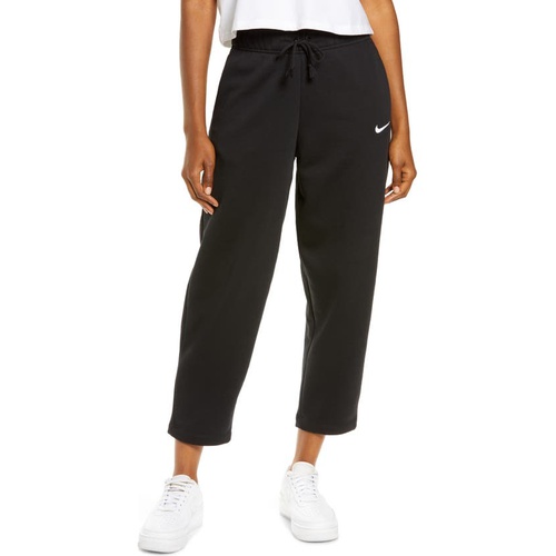 나이키 Nike Sportswear Essentials Curve Ankle Pants_BLACK/ WHITE