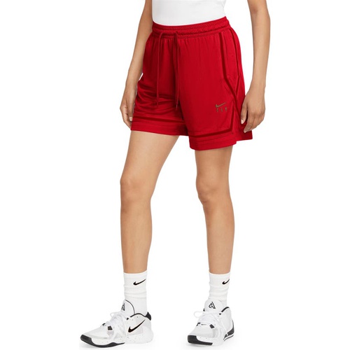 나이키 Nike Dri-FIT Swoosh Fly Basketball Shorts_SPORT RED/FLGOLD