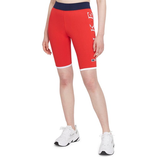 나이키 Nike Sportswear Essentials Bike Shorts_CHILE RED/ MIDNIGHT NAVY