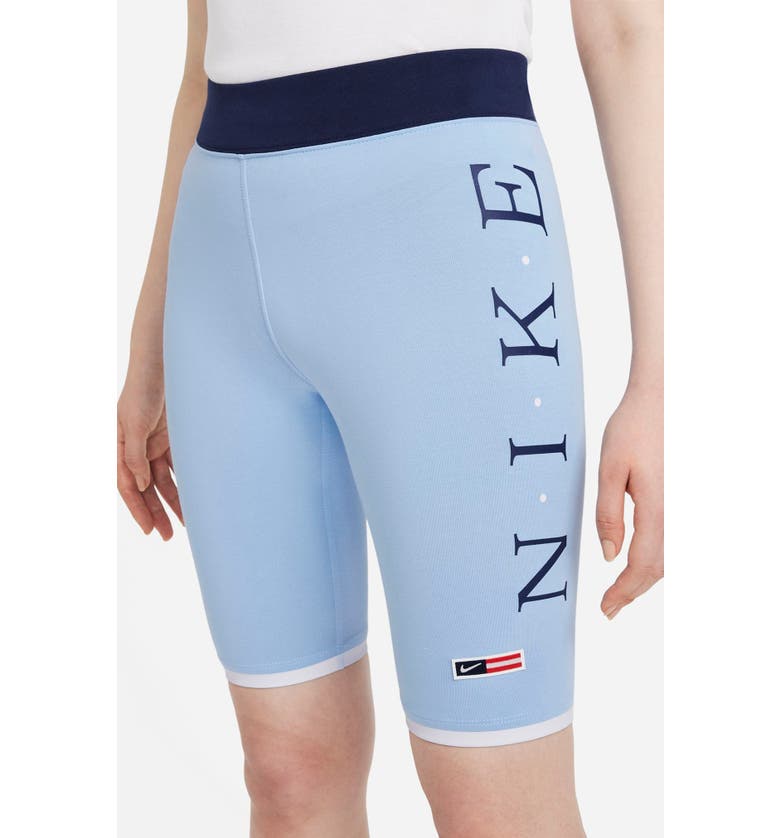 나이키 Nike Sportswear Essentials Bike Shorts_PSYCHIC BLUE/ MIDNIGHT NAVY
