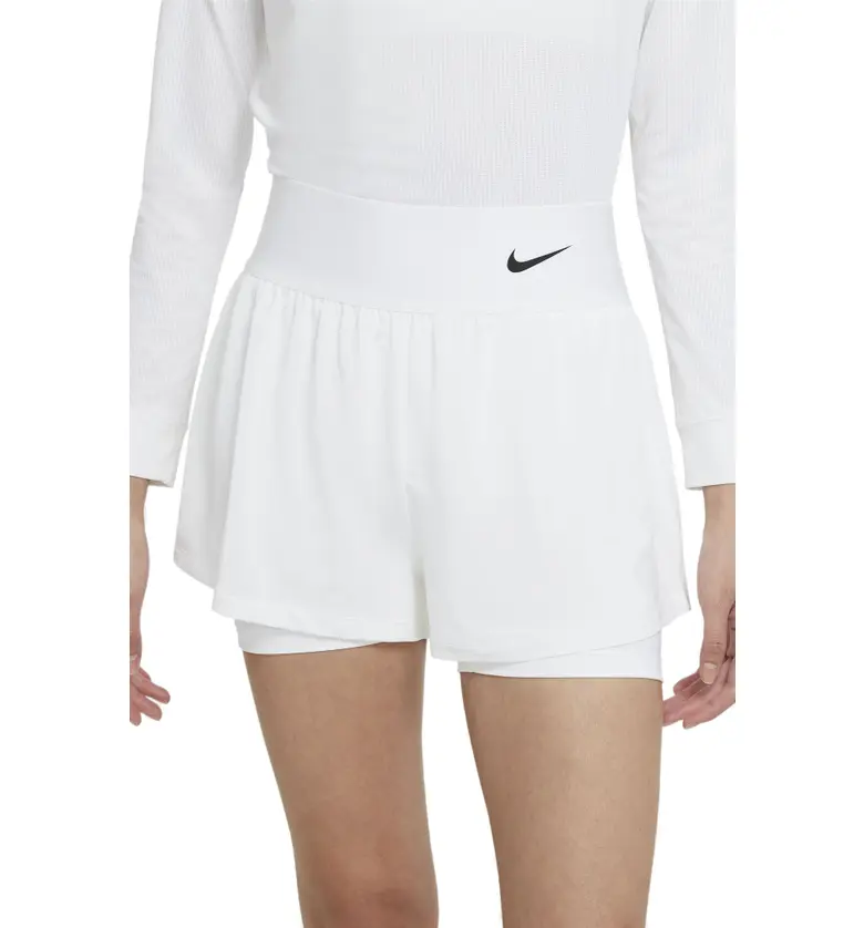 Nike NikeCourt Advantage Tennis Shorts_WHITE/ WHITE/ WHITE/ BLACK