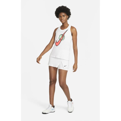 나이키 Nike Court Victory Tennis Skirt_WHITE/ BLACK