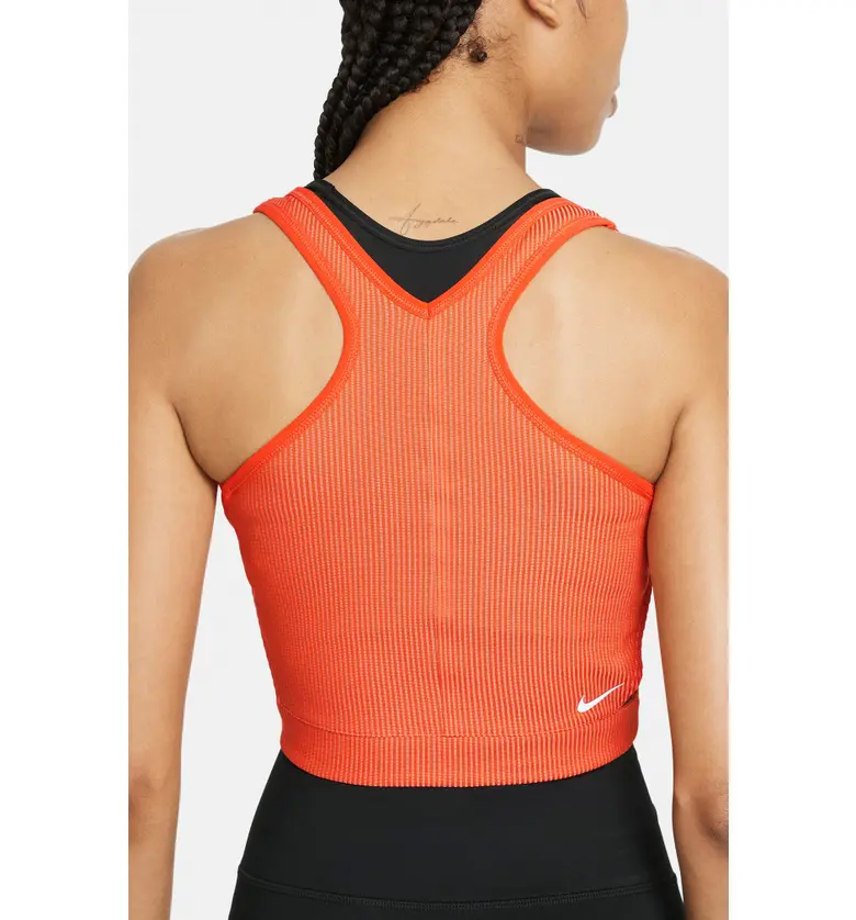 나이키 Nike Naomi Osaka Crop Top_ORANGE FROST/ ORANGE/ WHITE