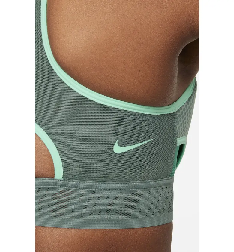 나이키 Nike Dri-FIT Swoosh Ultrabreathe Sports Bra_HASTA/ GREEN/ GREEN GLOW