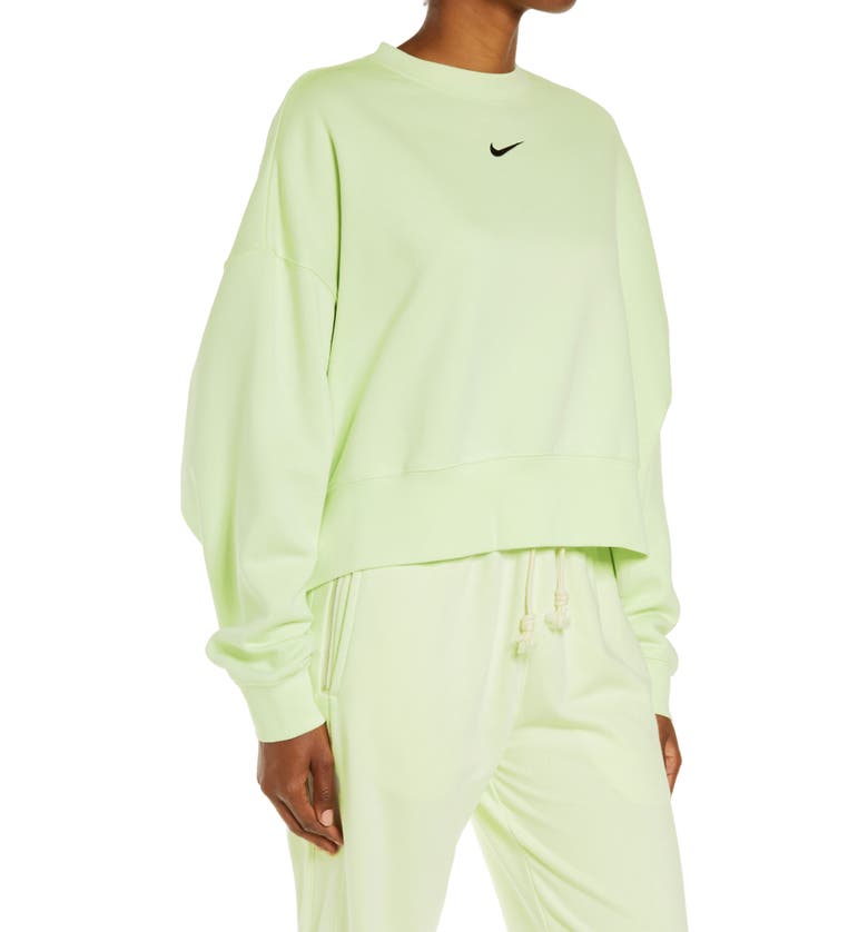 나이키 Nike Sportswear Essential Oversize Sweatshirt_LIME ICE/ BLACK