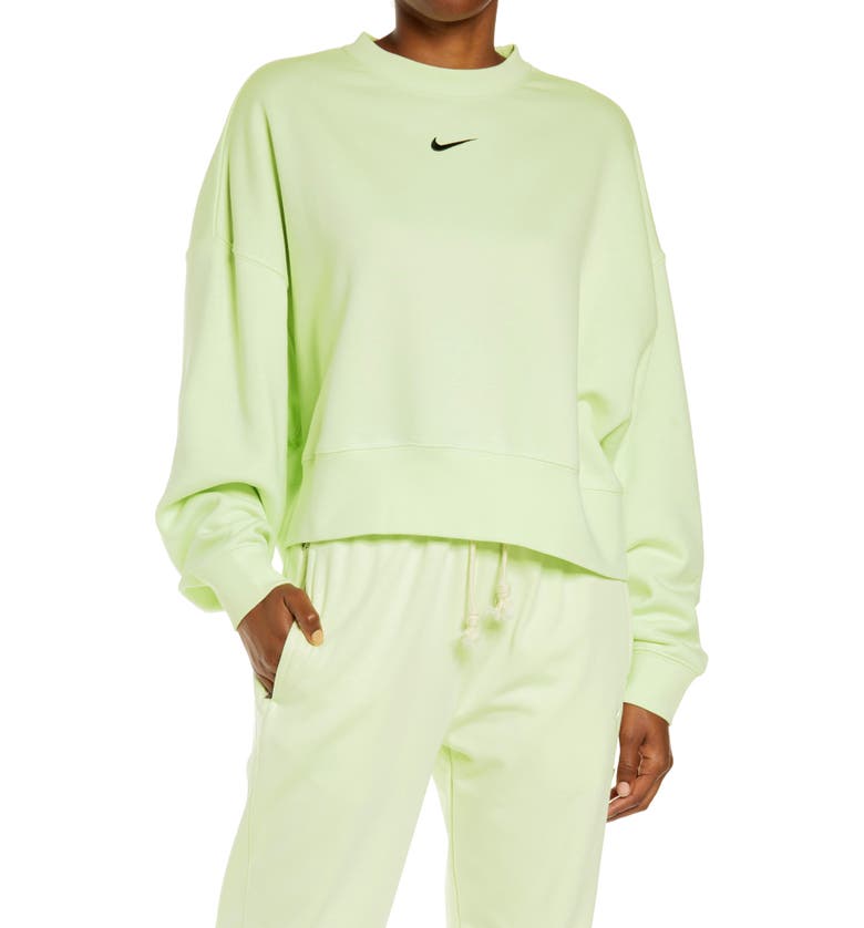 나이키 Nike Sportswear Essential Oversize Sweatshirt_LIME ICE/ BLACK