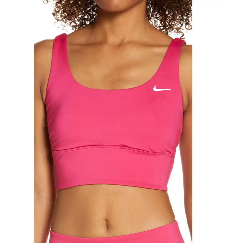 Nike Essential Midkini Top_FIREBERRY