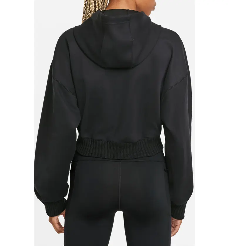 나이키 Nike Naomi Osaka Fleece Zip Hoodie_BLACK / WHITE