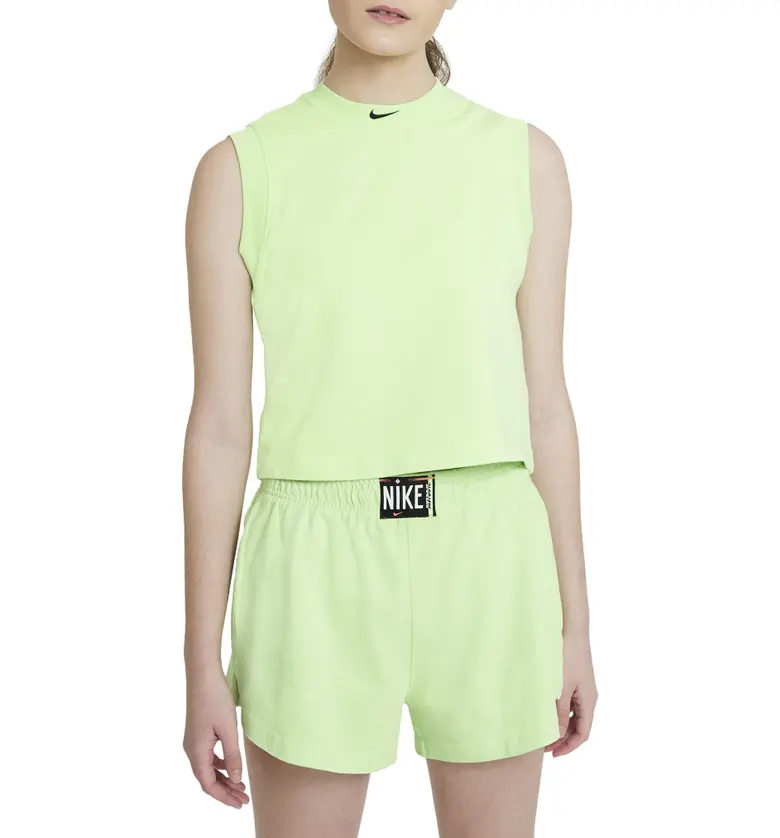 나이키 Nike Sportswear Crop Tank_GHOST GREEN/ BLACK