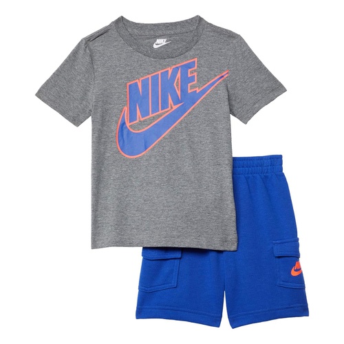 나이키 Nike Kids Sportswear Graphic T-Shirt and Cargo Shorts Two-Piece Set (Toddler)