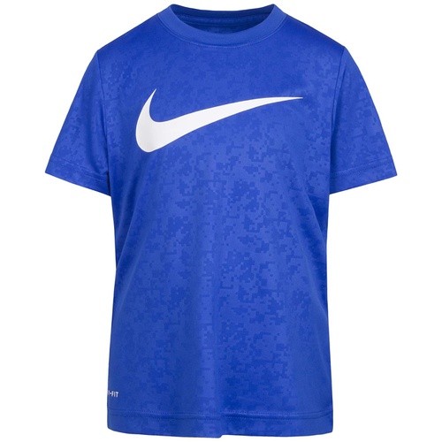 나이키 Nike Kids All Over Print Swoosh T-Shirt (Little Kids)