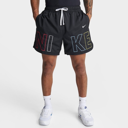 나이키 Mens Nike Sportswear Embroidered Woven Flow Shorts