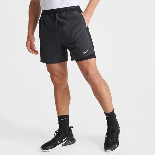 나이키 Mens Nike Dri-FIT Stride 5-Inch Hybrid Running Shorts
