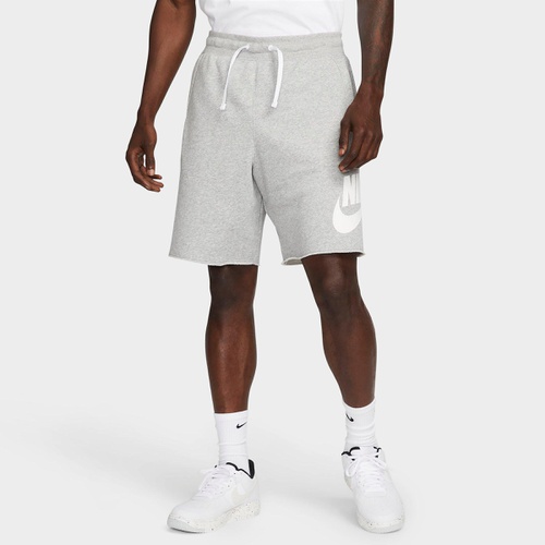 나이키 Mens Nike Club Alumni Graphic French Terry Shorts