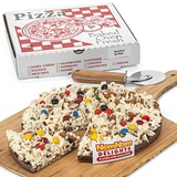 Gourmet Chocolate Gift Box | Milk Chocolate Candy Pieces Chocolate Lovers Popcorn Pizza | Kosher Certified - By NomNom Delights