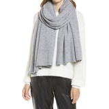Nordstrom Recycled Cashmere Scarf_GREY HEATHER