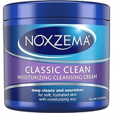 Noxzema Facial Cleanser, Moisturizing Cleansing Cream, 12 oz (pack of 6) Package May Vary
