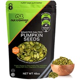 Nut Cravings Roasted & Salted Pumpkin Seeds, Pepitas, No Shell (48oz - 3 Pound) Packed Fresh in Resealble Bag - Nut Trail Mix Snack - Healthy Protien Food, All Natural, Keto Friendly, Vegan, Ko