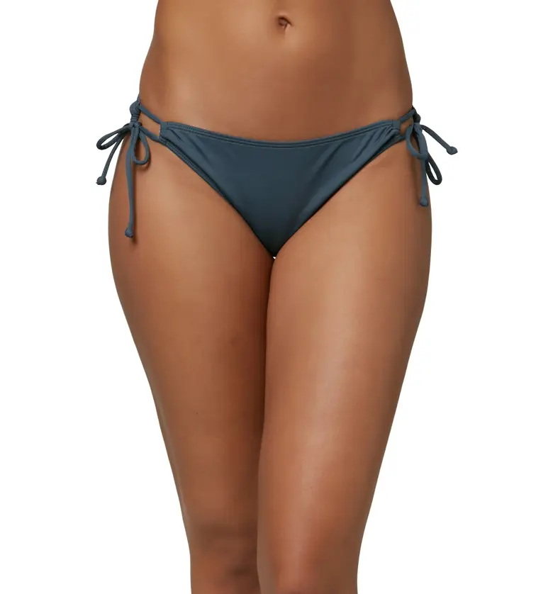 ONeill Maracas Saltwater Side Tie Bikini Bottoms_SLATE