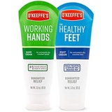 OKeeffes Working Hands & Healthy Feet 3 ounce Combination Pack of Tubes