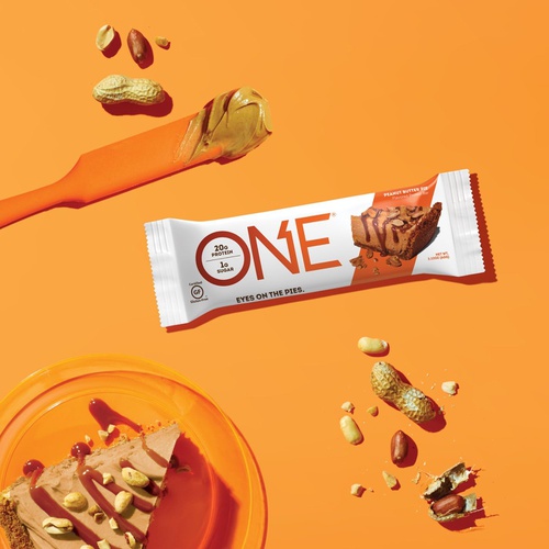  ONE 1 ONE Protein Bars, Lemon Cake, Gluten Free Protein Bars with 20g Protein and only 1g Sugar, Guilt-Free Snacking for High Protein Diets, 2.12 oz (12 Pack)