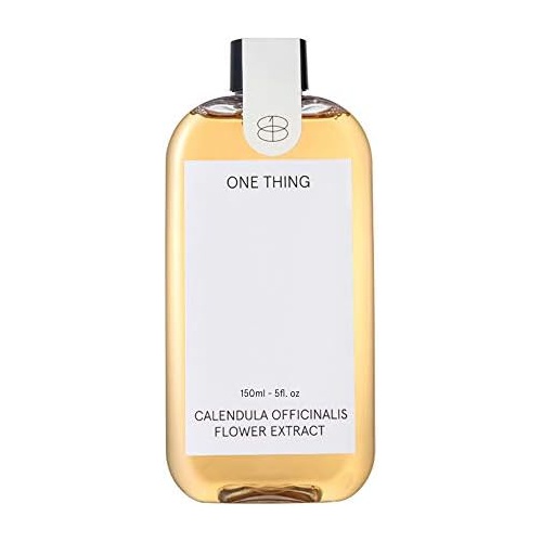  [ONE THING] Alcohol-Free, Unscented Facial Toner, Calendula Officinalis Flower Extract 5 fl. oz (150 ml.)-for All Skin Types