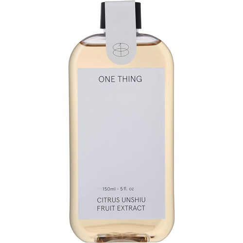  [ONE THING] Alcohol-Free, Unscented Facial Toner, Citrus UNSHIU Fruit Extract 5 fl. oz (150 ml.)-for All Skin Types