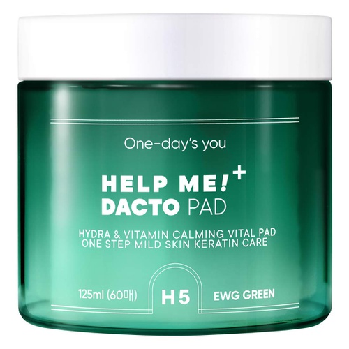  ONE-DAY’S YOU Help Me Dacto Pad 60 Sheets, Facial Toner Pad Deep Moisturizing Skin Tone Improvement EWG Green Grade