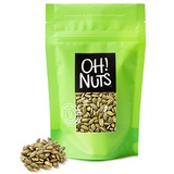 Pumpkin Seeds Roasted Unsalted, Pepitas Roasted Unsalted Great for Healthy Snacking or Salad Toppings No Shell 2 Pounds in a Resealable Bag - Oh! Nuts