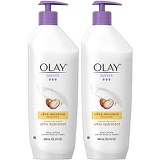 Olay Quench Body Lotion Ultra Moisture with Shea Butter and Vitamins E and B3, 20.2 oz (Pack of 2)