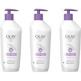 Body Lotion by Olay, Quench Shimmer Body Lotion Pump 11.80 oz (Pack of 3)