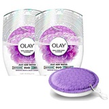 Olay Body Wash Cleansing And Exfoliating Shower Disk, Just Add Water, 60 Uses Multipack (2-Pack)