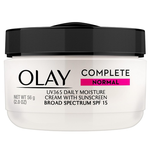  Face Moisturizer by Olay Complete All Day UV Moisture Cream with Sunscreen SPF 15, Normal Skin, 2 Ounce (Pack of 3)