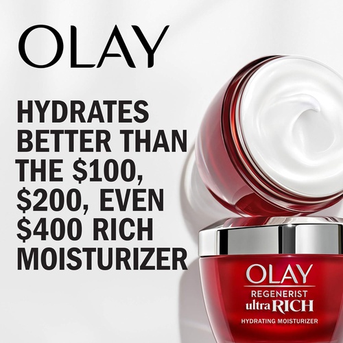  Olay Regenerist Ultra Rich Face Moisturizer with Vitamin B3+, Amino Peptide & Shea Butter,7 Oz + Whip Face Moisturizer Travel / Trial Size Gift Set, Fragrance free, 1 Count