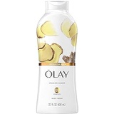 Olay Microscrubbing Cleansing Infusion Crushed Ginger Body Wash, 22.0 Fluid Ounce (Pack of 4)