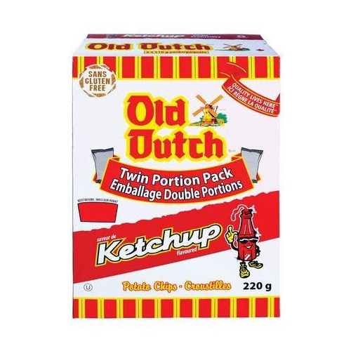  Old Dutch Ketchup Chips - 220g Box {Imported from Canada}
