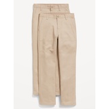 Slim School Uniform Chino Pants 2-Pack for Boys Hot Deal
