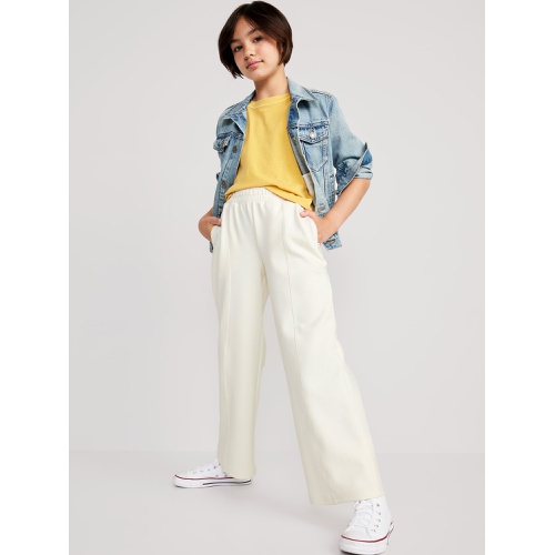올드네이비 High-Waisted Dynamic Fleece Zip-Pocket Wide-Leg Sweatpants for Girls