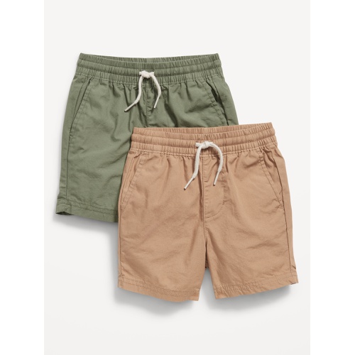 올드네이비 Poplin Pull-On Shorts 2-Pack for Toddler Boys