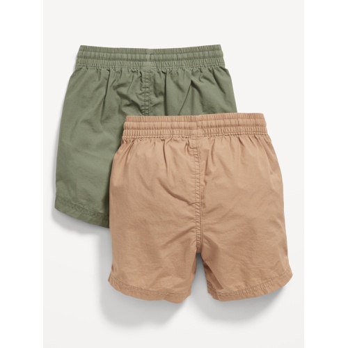 올드네이비 Poplin Pull-On Shorts 2-Pack for Toddler Boys