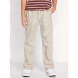 Straight Pull-On Linen-Blend Pants for Boys Hot Deal