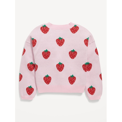 올드네이비 Printed Button-Front Cardigan Sweater for Girls
