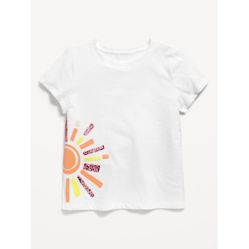 올드네이비 Short-Sleeve Flip-Sequin Graphic T-Shirt for Girls